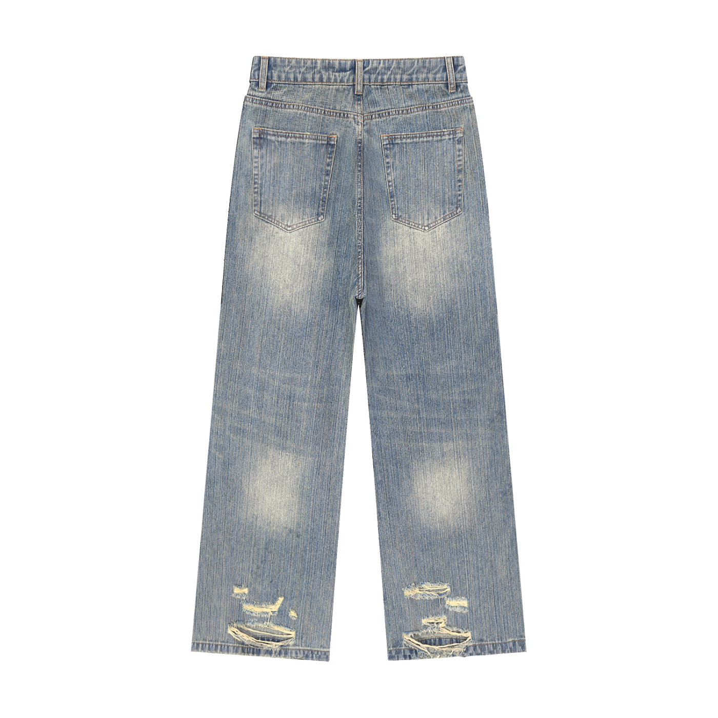Noctvale Denim Floral Jeans