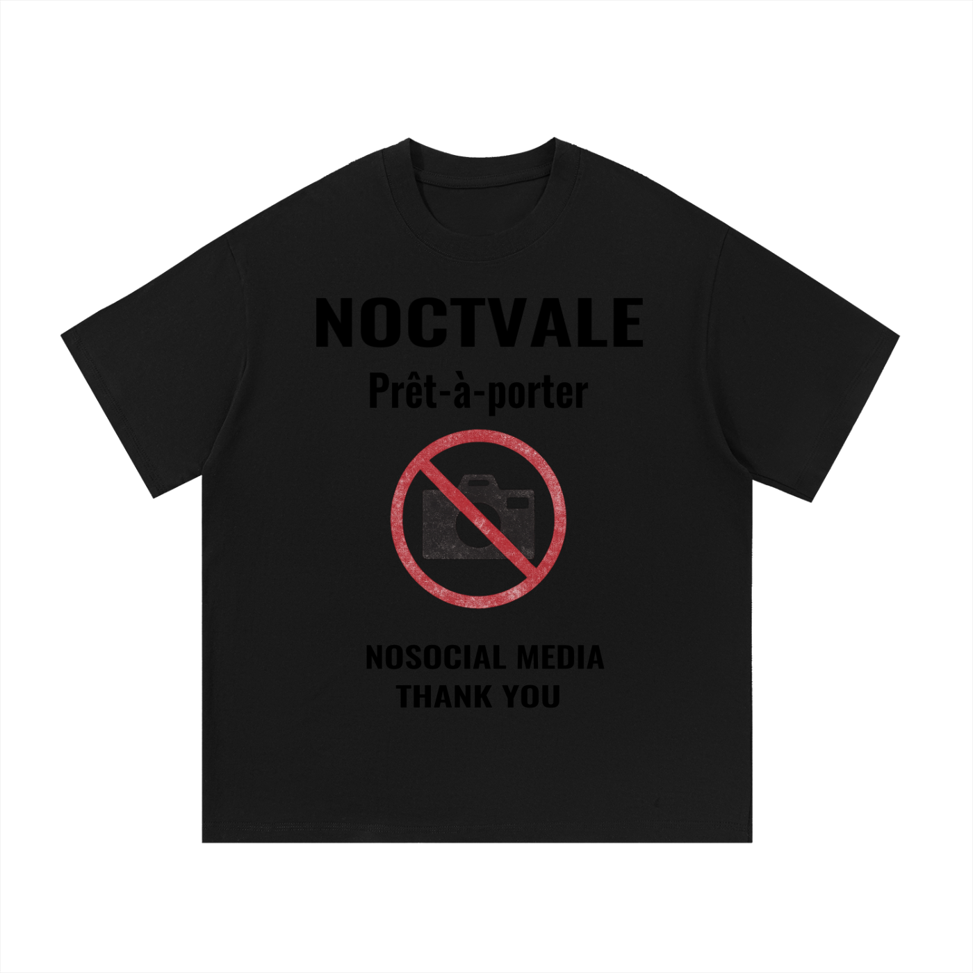 Noctvale NOSOCIAL MEDIA T-Shirt